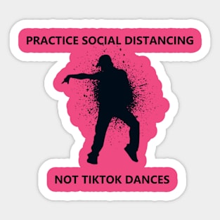 Social Distancing Tip Sticker